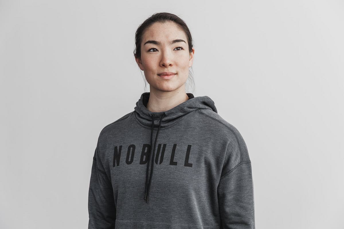 Nobull Women's Hoodie Deep Grey | Australia (MT5217)